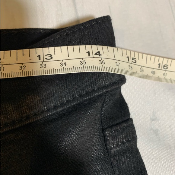 HUDSON high rise black shimmer pants. Bootcut. Size 30. - Picture 8 of 10